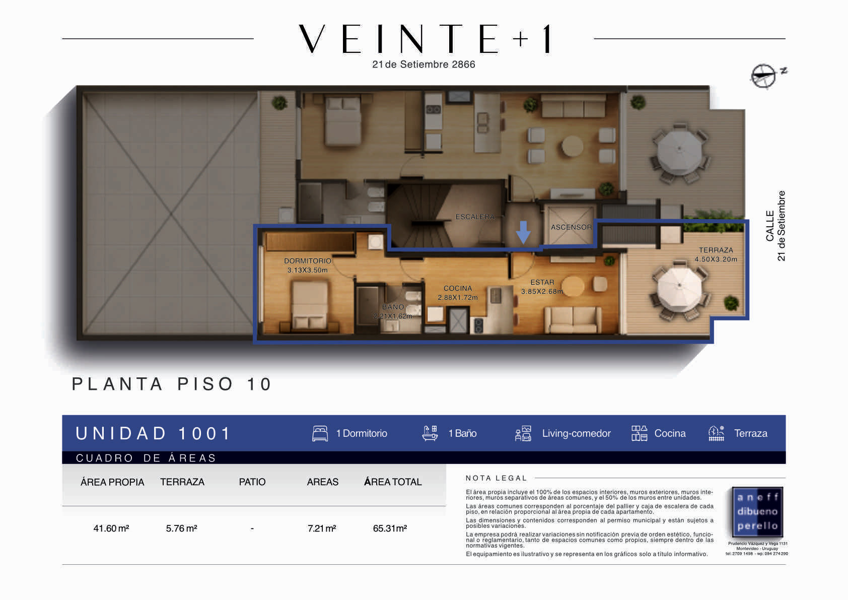 Planta Unidad 1001