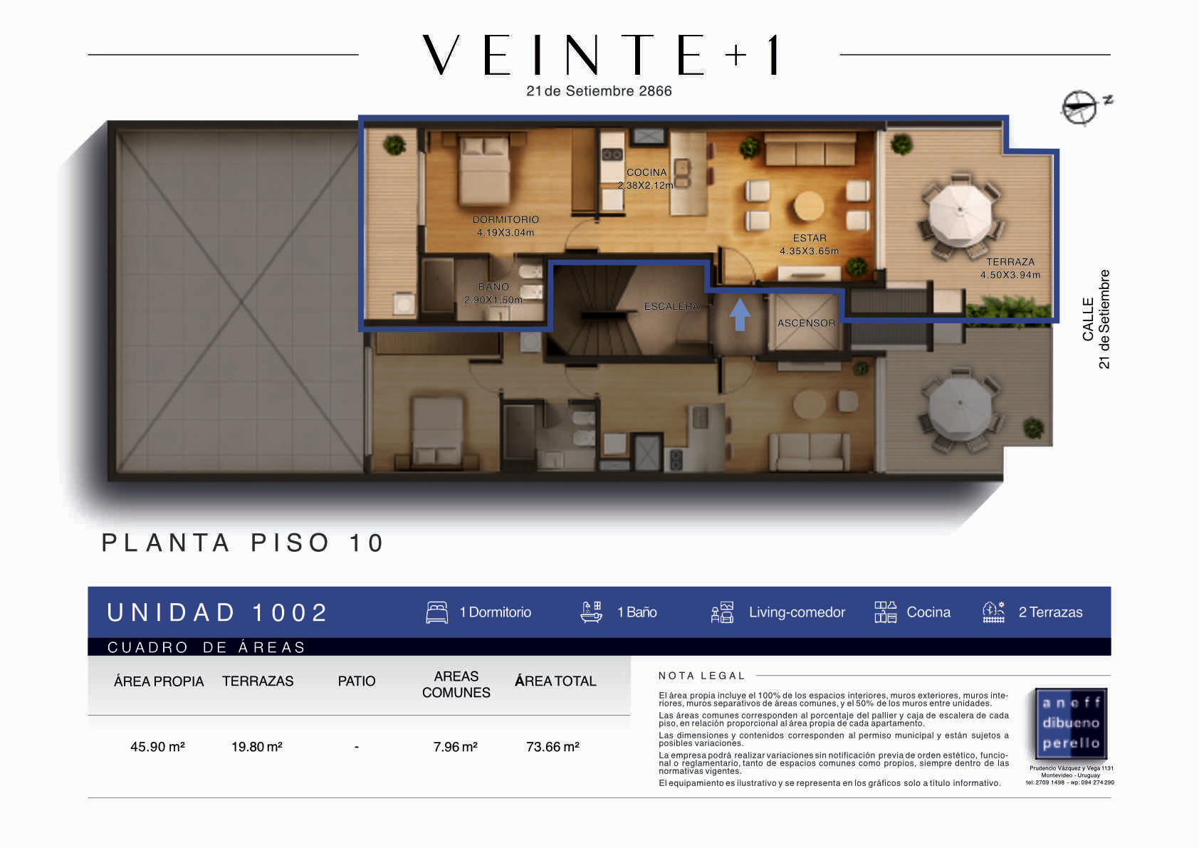 Planta Unidad 1002